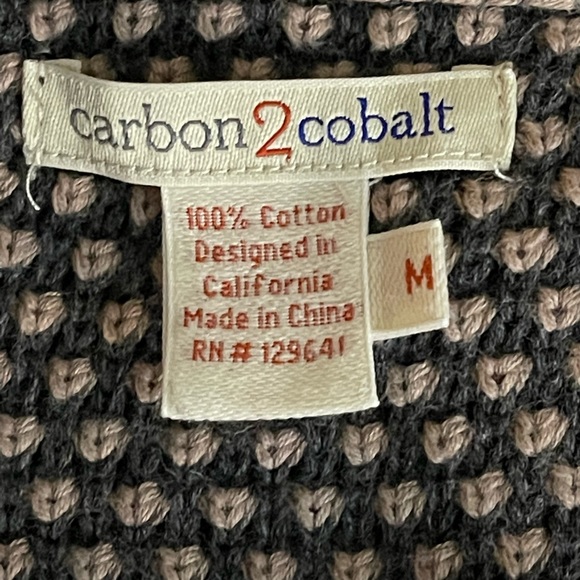 Carbon 2 Cobalt Men's Oslo Hoodie Sweater Size M - Picture 7 of 9